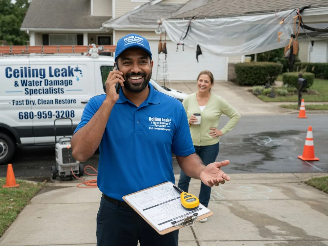 Ceiling Leak Cleanup Blair, SC FAQs